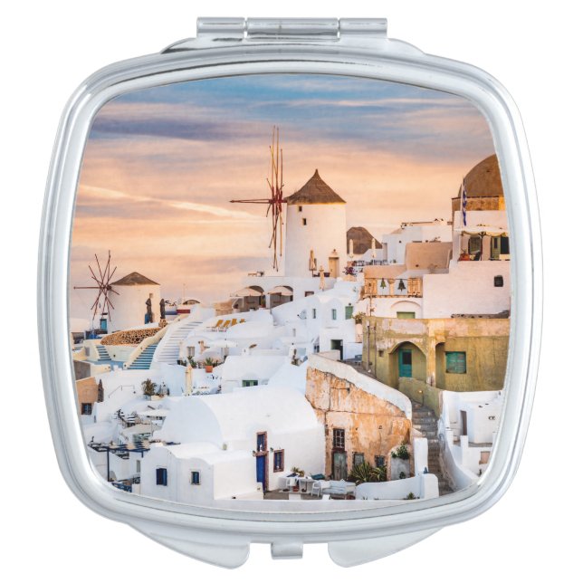 Oia Santorini Compact Mirror (Front)