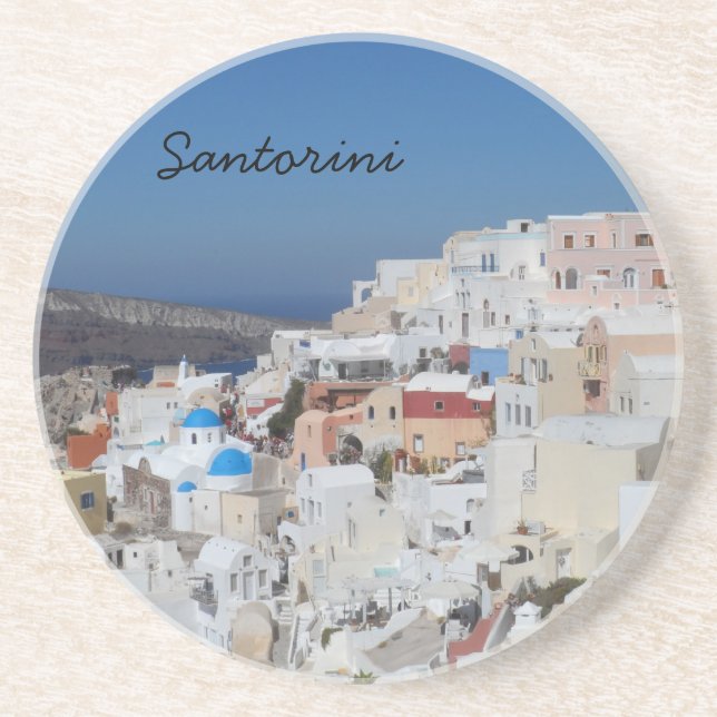 Oia, Santorini- Greece Coaster (Front)