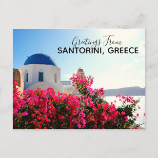 Oia Santorini, Greece Photography Postcard