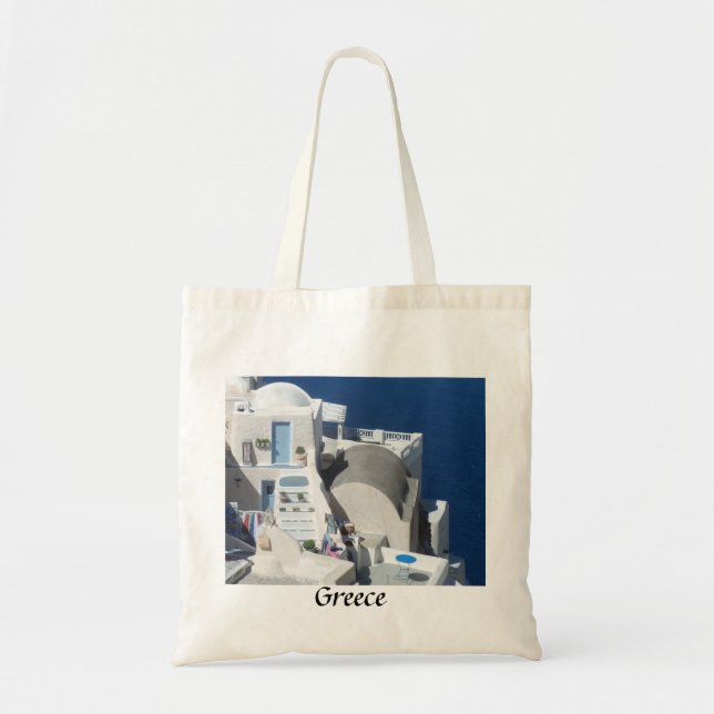 Oia, Santorini- Greece Tote Bag (Front)