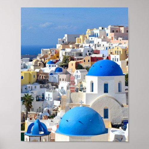 Oia Santorini _ Greek Island Poster