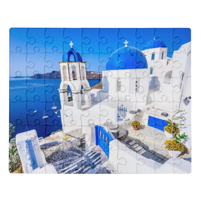 Oia Santorini Jigsaw Puzzle (Puzzle Horizontal)