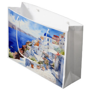 Oia Santorini Large Gift Bag