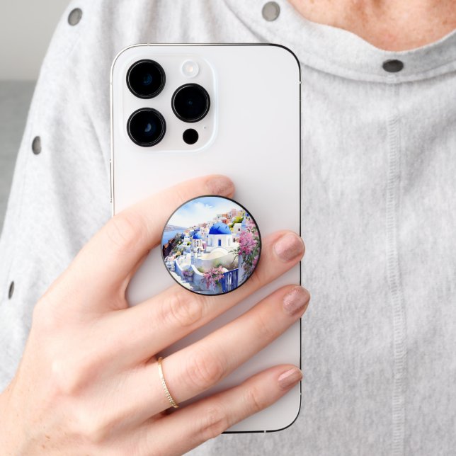 Oia Santorini PopSocket (Hand)