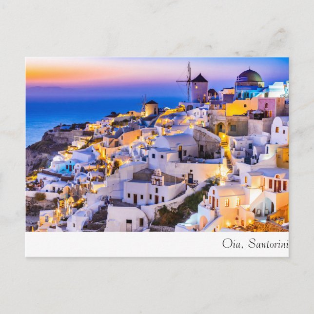 Oia Santorini Postcard (Front)