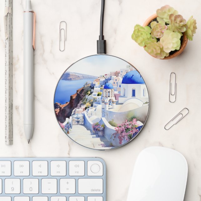 Oia Santorini Wireless Charger (Desk)