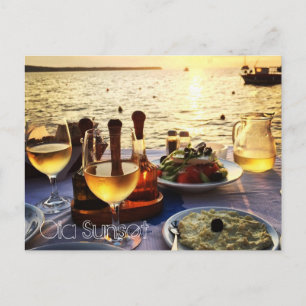Oia Sunset Postcard