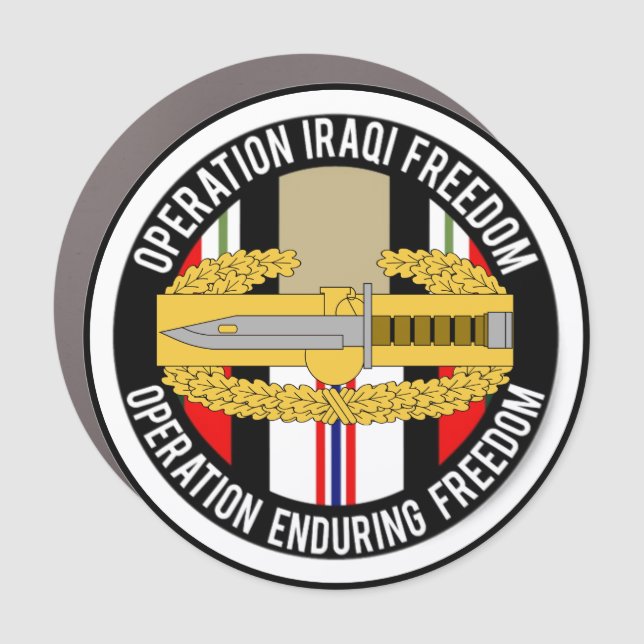 OIF/OEF CAR MAGNET (Front)