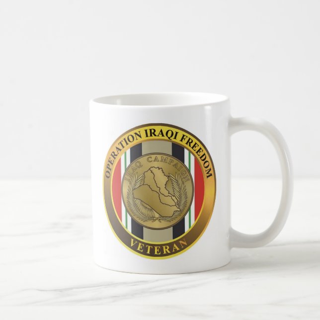 OIF (Operation Iraqi Freedom) Mug-Papatyle Designs Coffee Mug (Right)