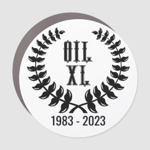 OIL 40th Anniversary Car Magnet