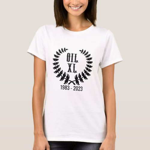 OIL 40th Anniversary Commemorative Womens T_Shirt