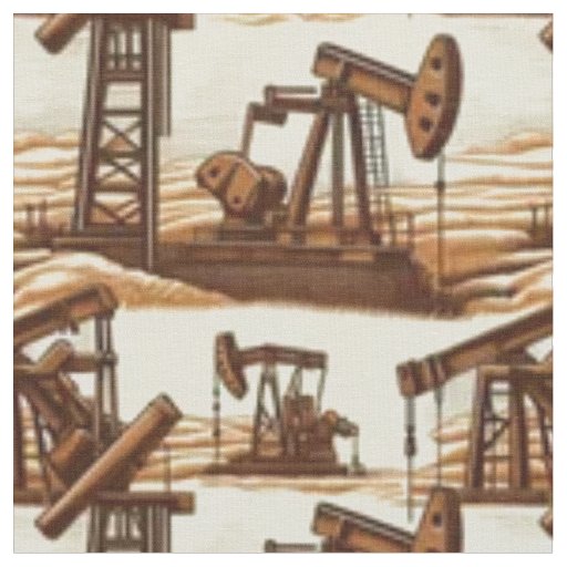 Oil and Gas Energy Industry Drilling Rig Pump Jack Fabric