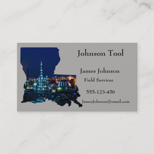 Oil And Gas Industry Business Cards Louisiana