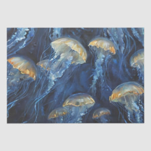 Oil Art Jellyfish Decoupage Tissue Paper