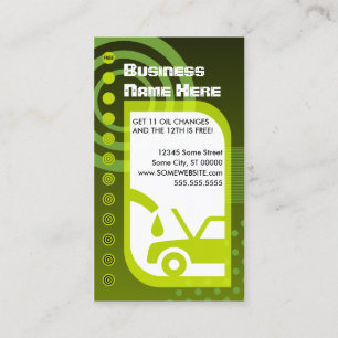 oil change loyalty greens card