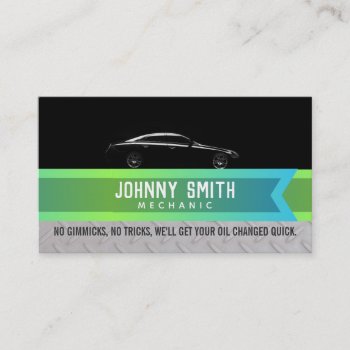 Oil Change Slogans Business Card by MsRenny at Zazzle