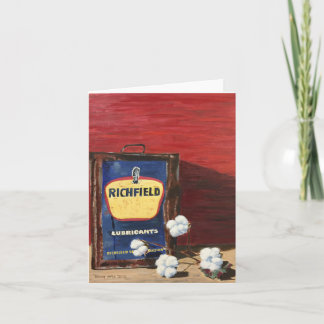 Oil & Cotton Card