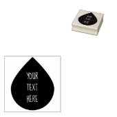 Oil Drop Essential Oils Rubber Stamp (Stamped)