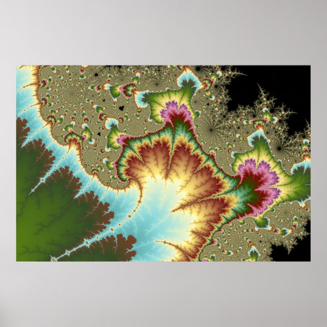 Oil Expand - Fractal Poster (Front)
