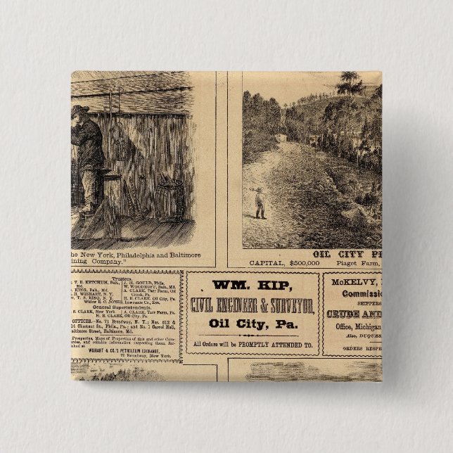 Oil farms button (Front)