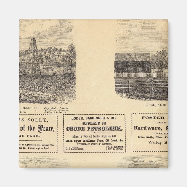 Oil fields, residence magnet (Front)