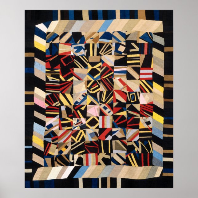 Oil fine geometric poster (Front)