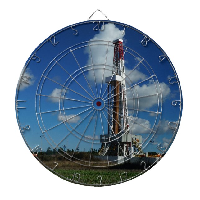 Oil Gas Rig Drilling Dart Board (Front)
