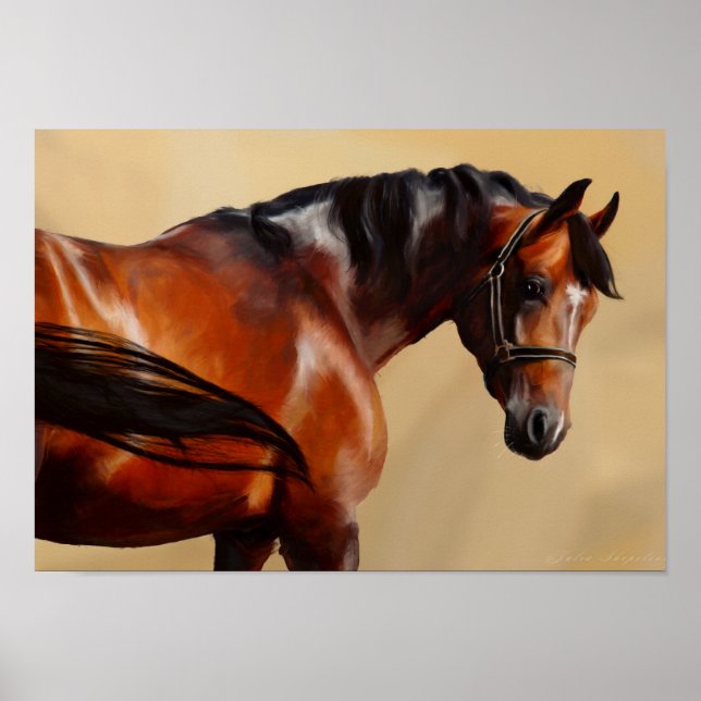 Oil Horse Poster (Front)