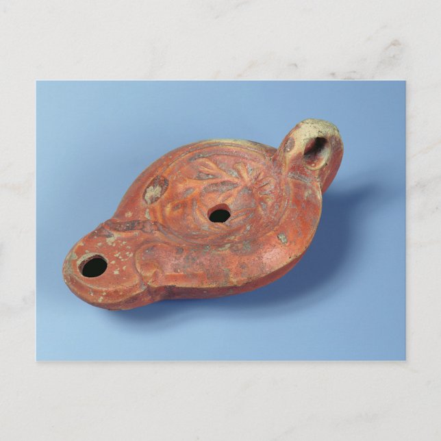 Oil lamp, from Milo Postcard (Front)