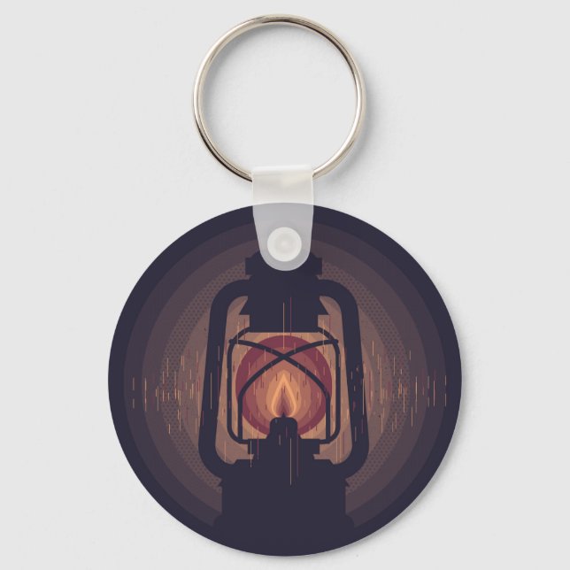 oil lamp keychain (Front)