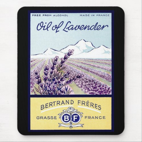 Oil of Lavender _ Grasse France Mouse Pad