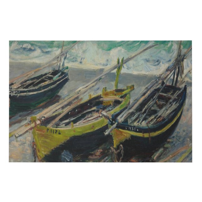 Oil On Canvas Artistic Claude Monet Canvas Print (Front)