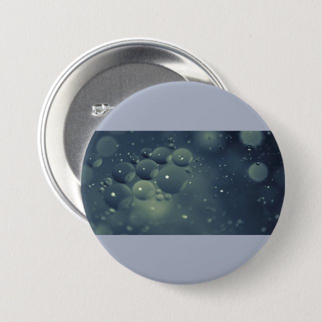 Oil on water pinback button (Front & Back)