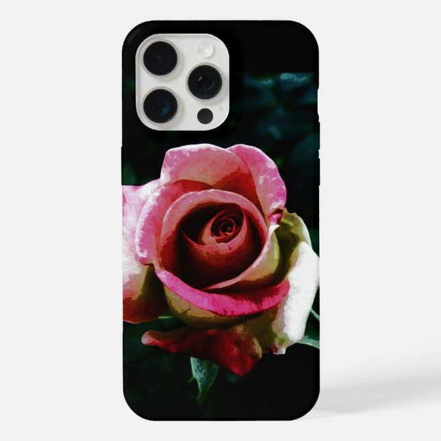 Oil Painted Rose iPhone Case (Back)