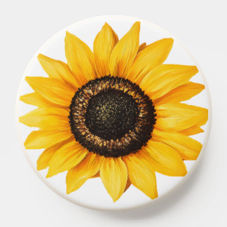 Oil-Painted Sunflower PopSocket