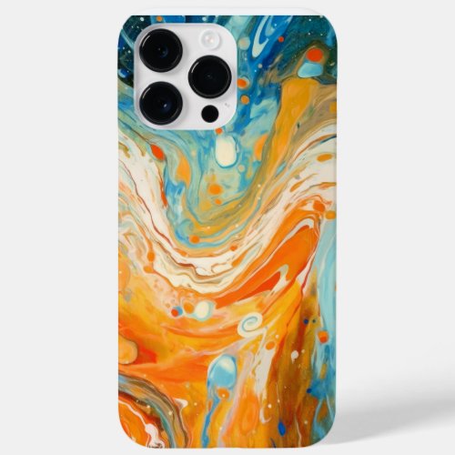 Oil Painting Abstract Swirls Art Splashes artwork Case_Mate iPhone 14 Pro Max Case