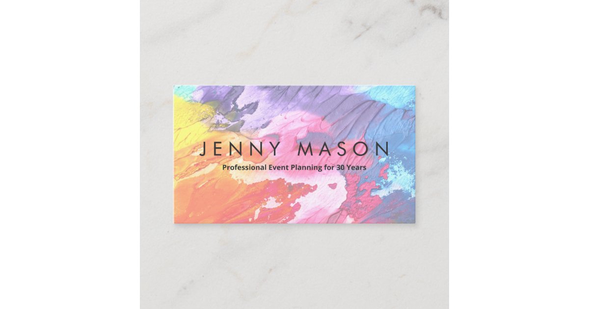 Oil Painting Canvas Art Business Card Zazzle