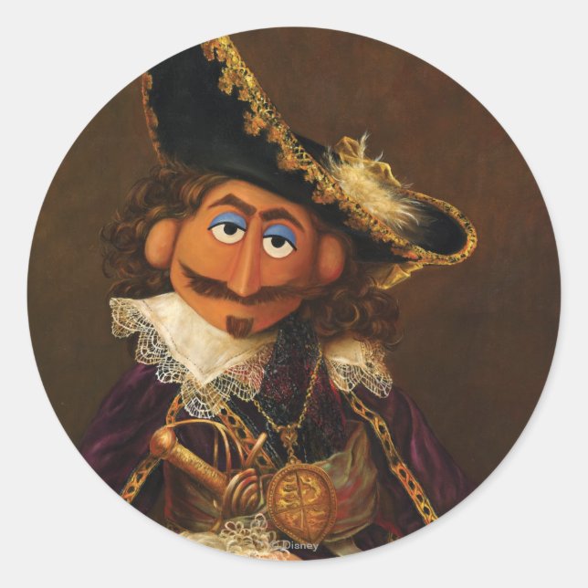 Oil Painting Classic Round Sticker (Front)