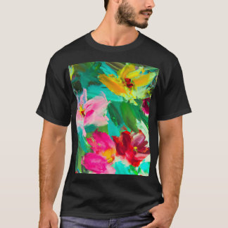 oil painting, impressionism style, flower painting T-Shirt