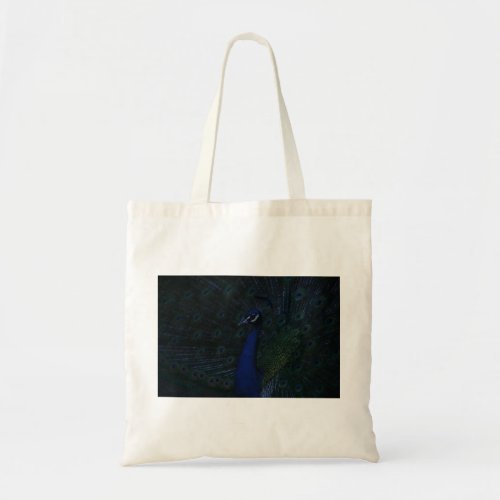 Oil painting Majestic Peacock Tote Bag