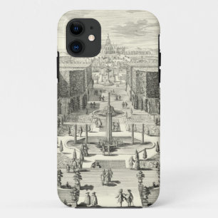 Oil Painting of Fountains at Garden of Versailles iPhone 11 Case