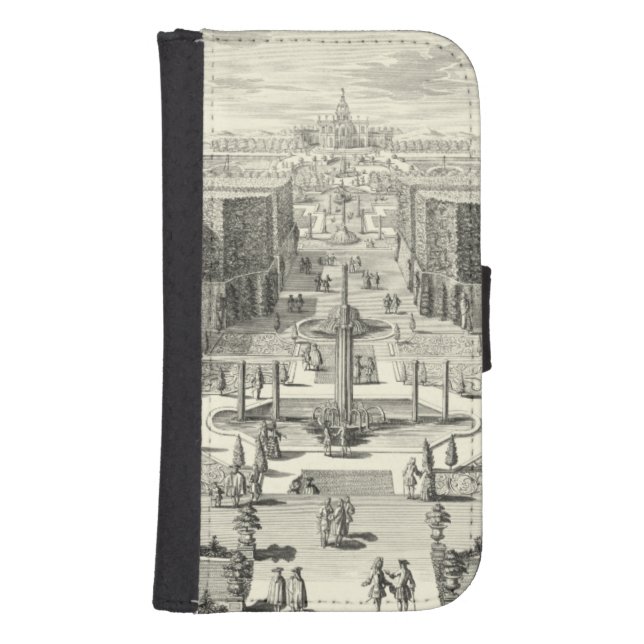 Oil Painting of Fountains at Garden of Versailles Samsung Galaxy Wallet Case (Front)