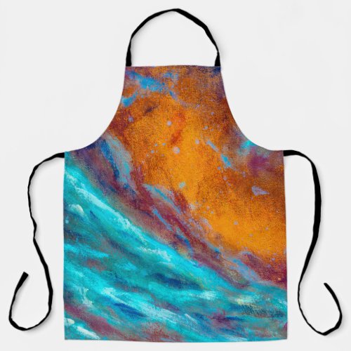 Oil painting on canvas Abstract art background F Apron