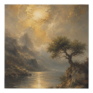 Oil Painting, Rugged Beauty Faux Canvas Print