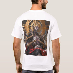 Oil Painting Satanic Saint Hyper Realism T-Shirt