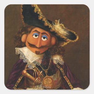 Oil Painting Square Sticker