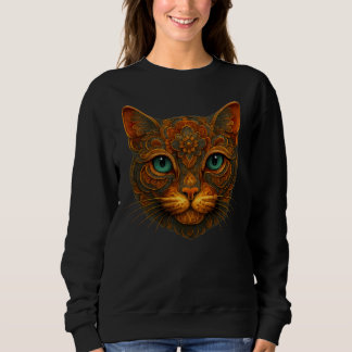 Oil-painting style Cat Sweatshirt