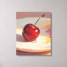 Oil pastel cherry