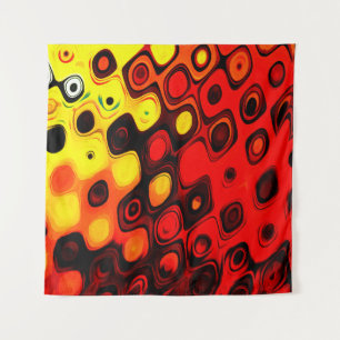 Oil pastel drawing. Abstract color background. Fin Tapestry