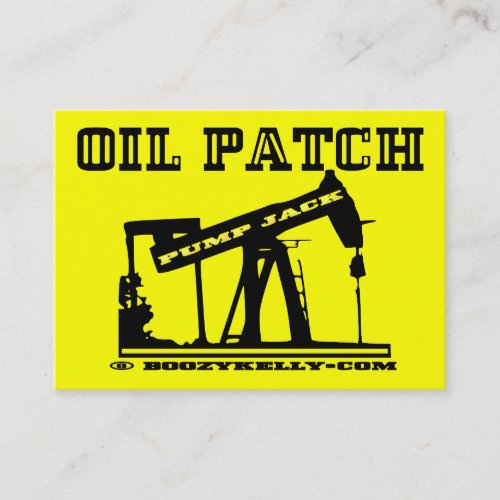 Oil Patch Pump Jack Business CardsPack Of 100 Business Card